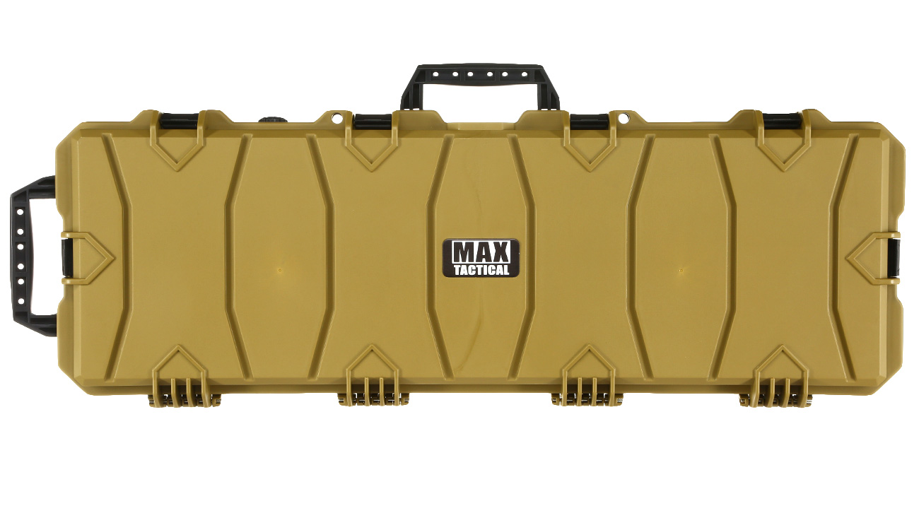MAX Tactical Large Hard Case Waffenkoffer / Trolley 102 x 36,5 x 14,5 cm PnP-Schaumstoff RAL8000 grnbraun Bild 1