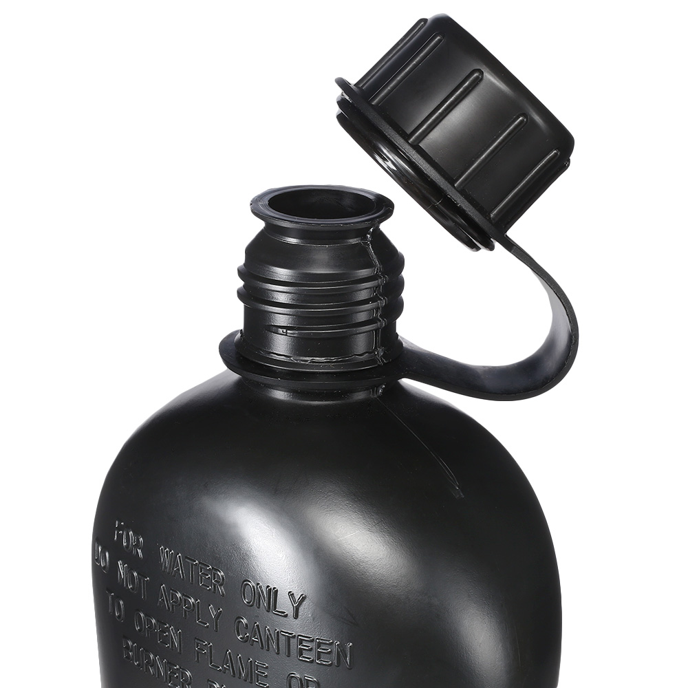 US Feldflasche 1 Liter Kunststoff schwarz Bild 2