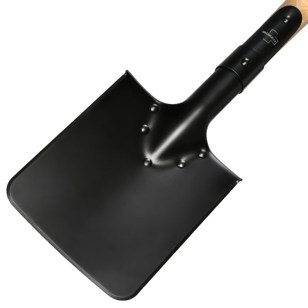 Bker Plus Feld-, oder Kurzspaten M1874 schwarz inkl. Futteral Bild 2