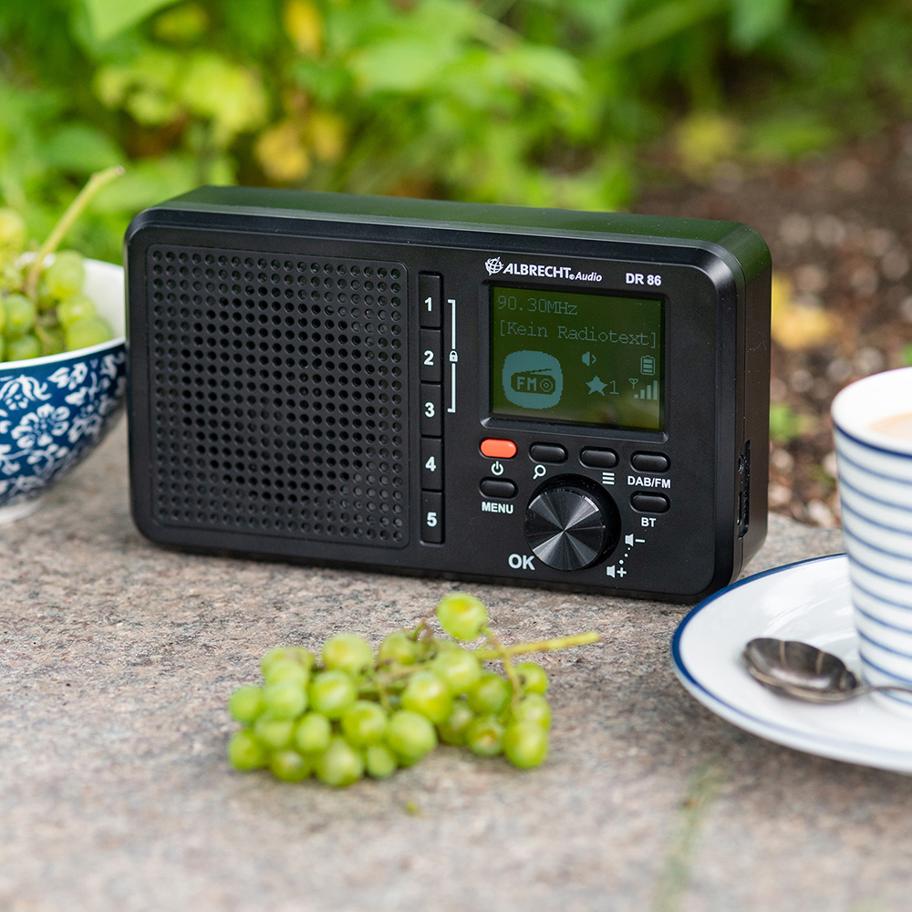 Albrecht DR86 Senior Digitalradio DAB+/UKW/Musik Streaming Akku- oder Netzbetrieb Bild 4