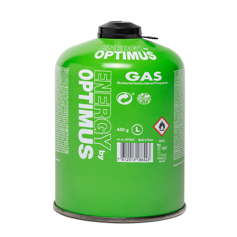 Optimus Gaskartusche grün für Camping Kocher 450g