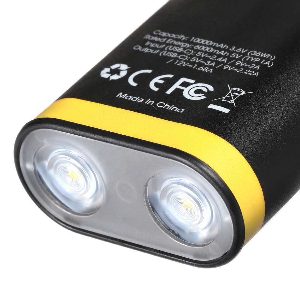 Nitecore Powerbank NC10000 - 10000mAh mit 50 Lumen LED-Licht Bild 3