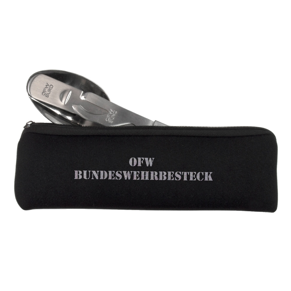 Origin Outdoors Bundeswehr Campingbesteck light 4-teilig inkl. Tasche Bild 3