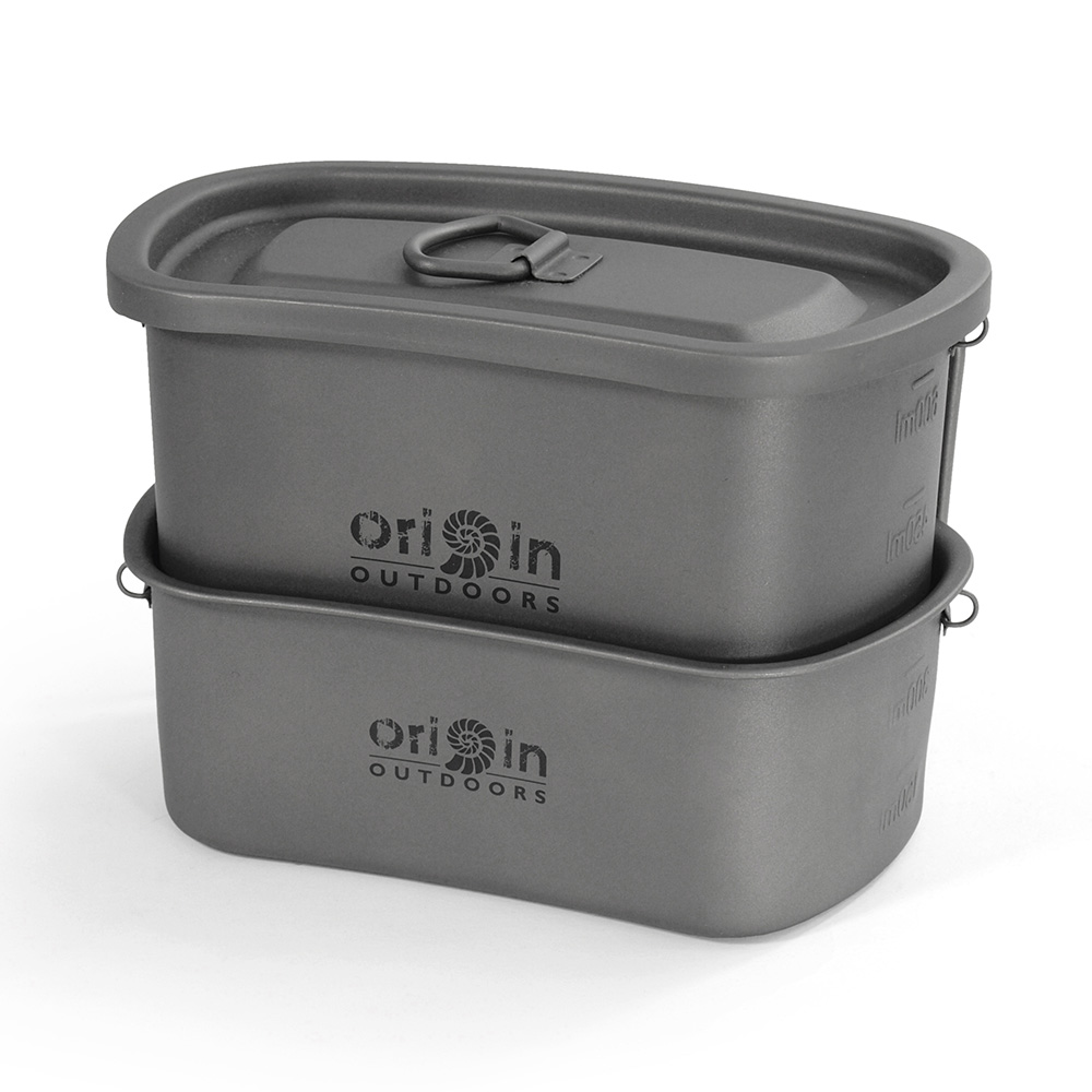 Origin Outdoors Topfset Titan 3 tlg. grau extrem leicht