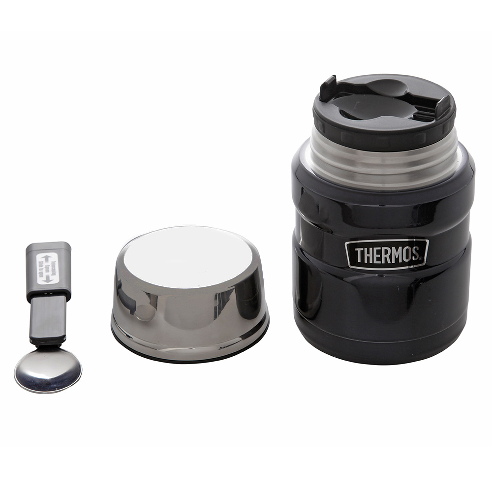 Thermos Thermobehlter King 0,47L mit Lffel dunkelblau