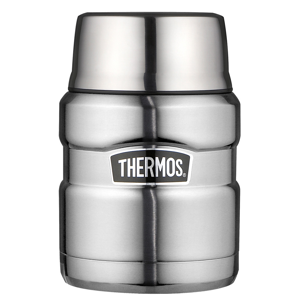 Thermos Thermobehlter King 0,47L mit Lffel edelstahl Bild 1