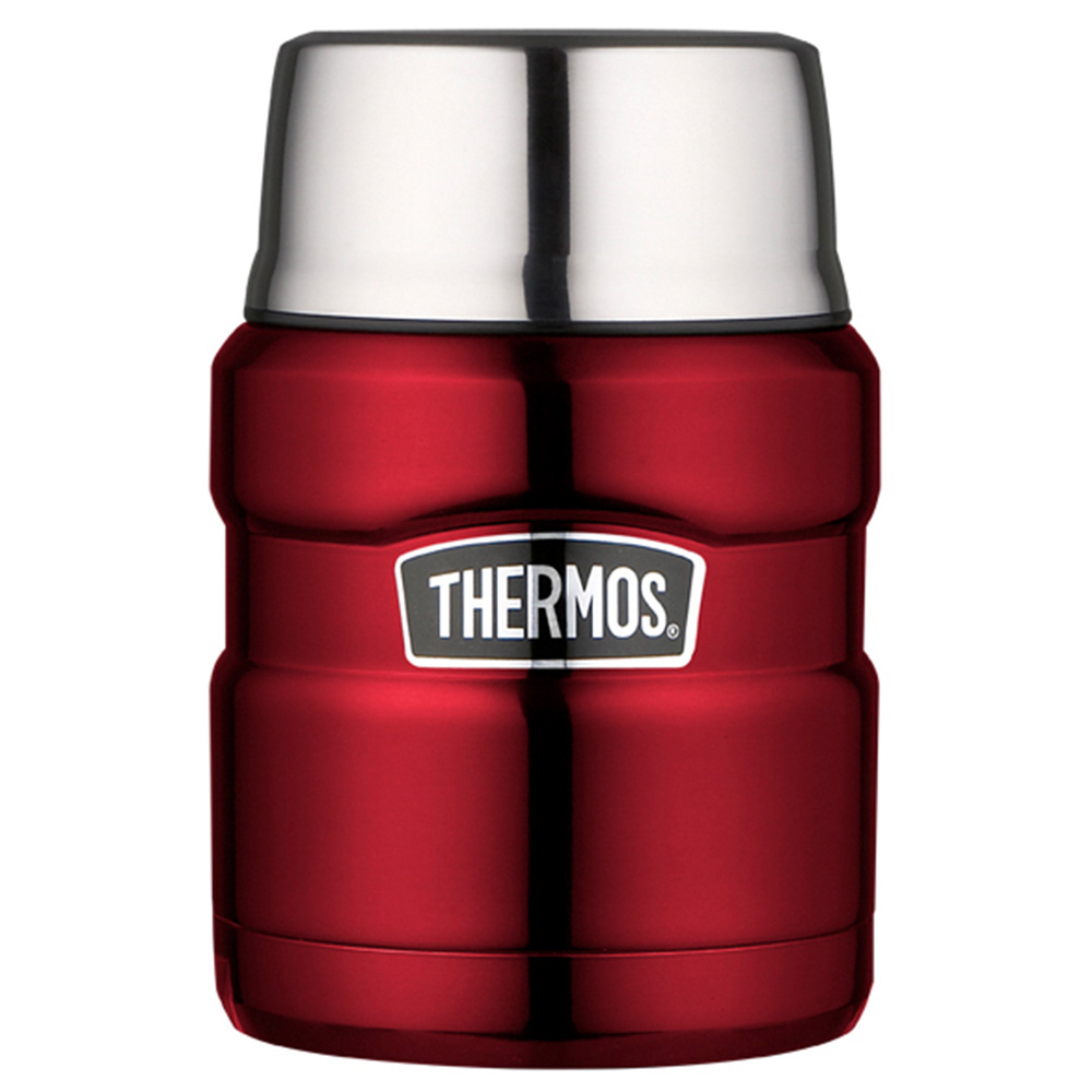 Thermos Thermobehälter King 0,47L mit Löffel rot Bild 1