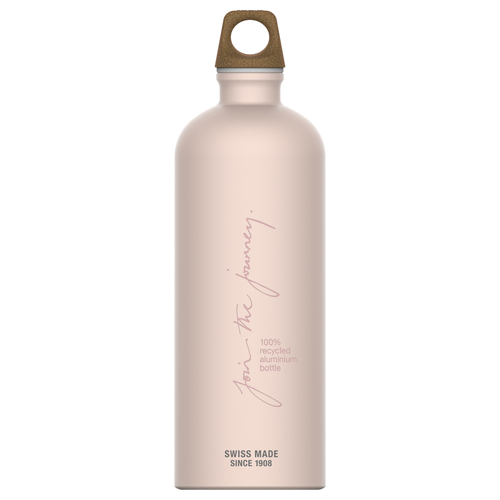 SIGG Alutrinkflasche Traveller MyPlanet Journey Plain 1 Liter Schraubverschluss rosa Bild 1