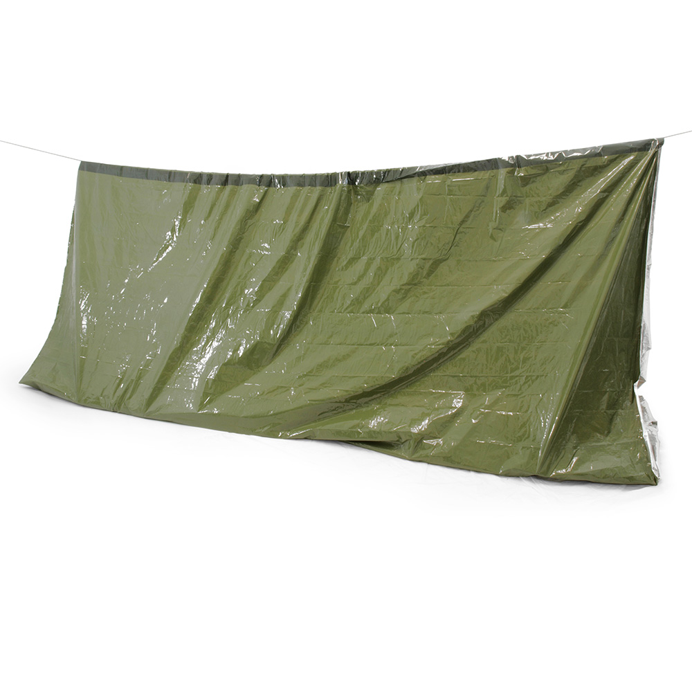 Origin Outdoors Survival Zelt 3 in 1 oliv Zelt, Schlafsack und Tarp in einem