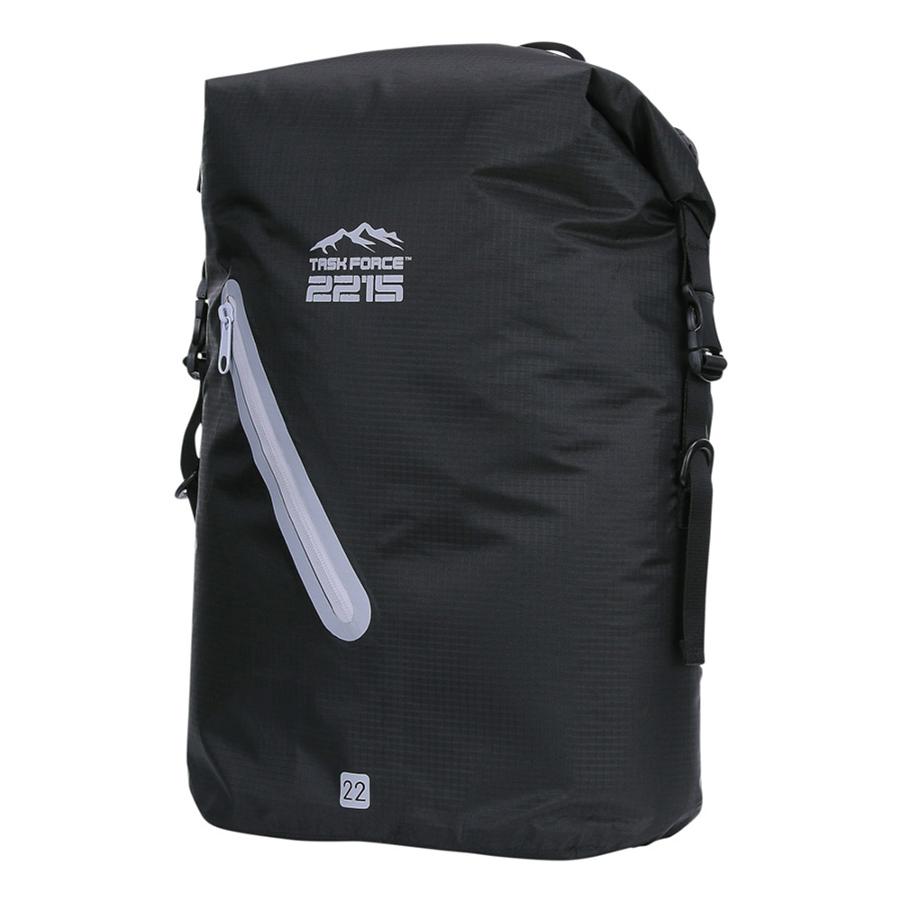 TF-2215 Rucksack Beavertrail Drybag 22 Liter schwarz/grau wasserdicht