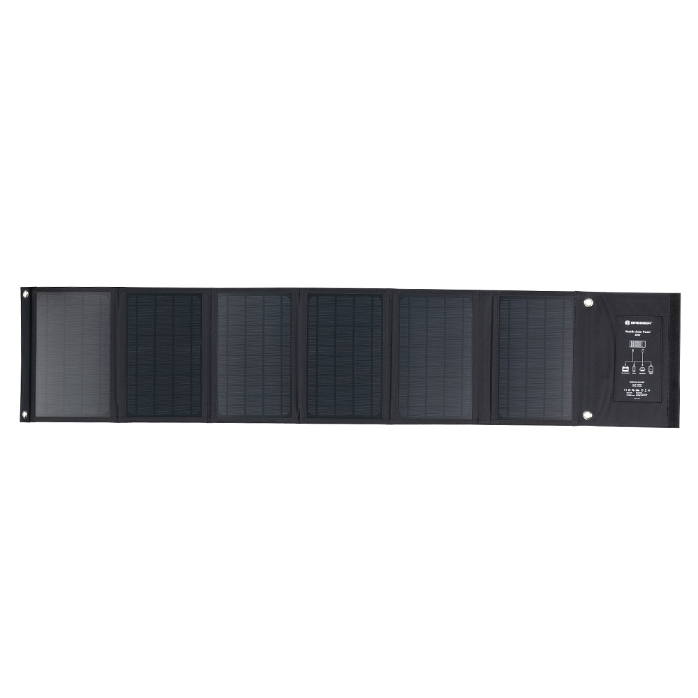 Bresser Mobiles Solar-Ladegert 40 Watt mit USB- u. DC-Anschluss faltbar Bild 1