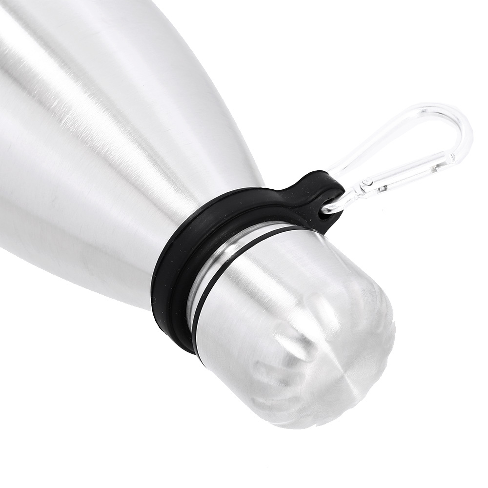 Isolierflasche Geheimversteck Edelstahl 400ml + 350 ml silber Bild 1