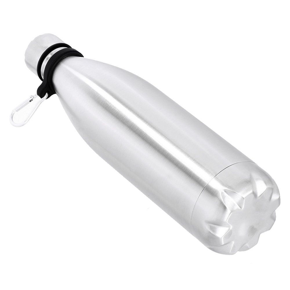 Isolierflasche Geheimversteck Edelstahl 400ml + 350 ml silber Bild 1