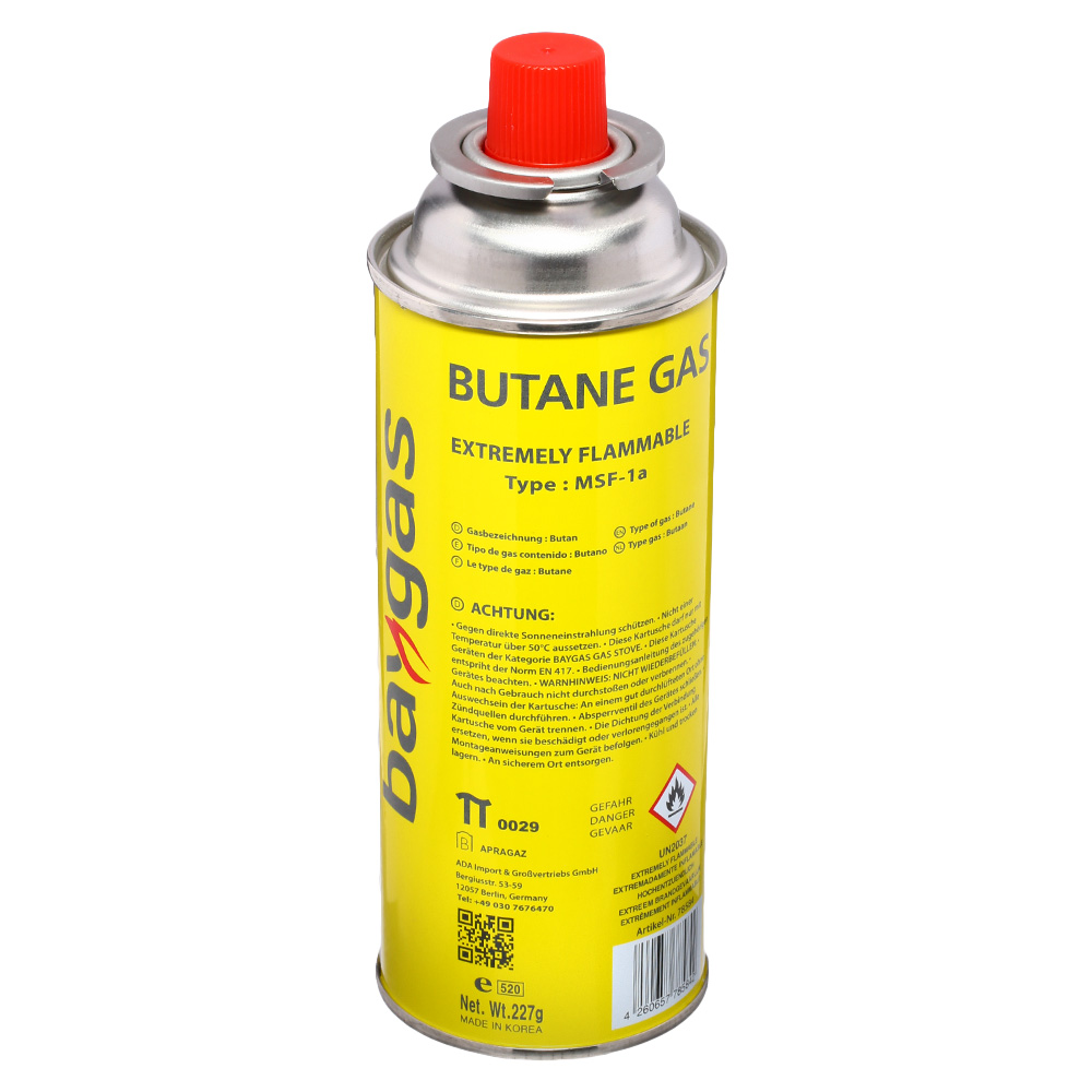 Baygas Gaskartusche Butangas 227 g