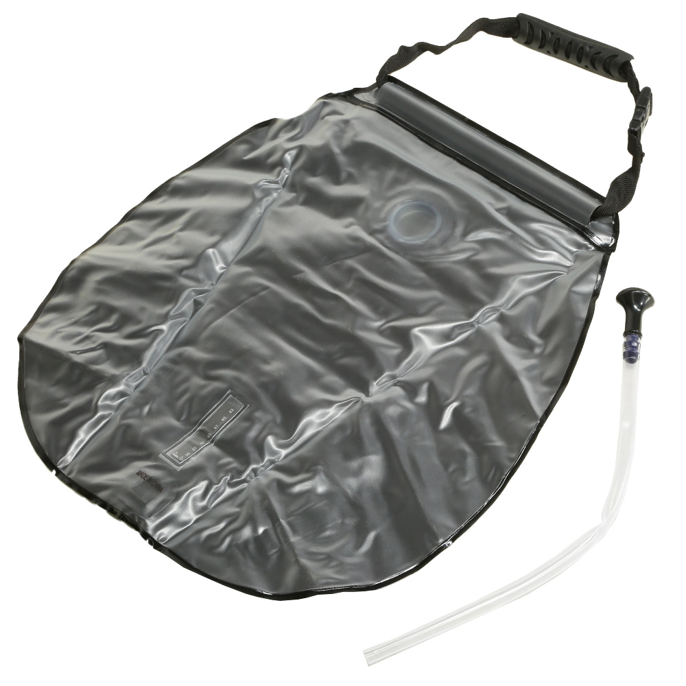 Solardusche 20 Liter oliv mit Thermometer Bild 1