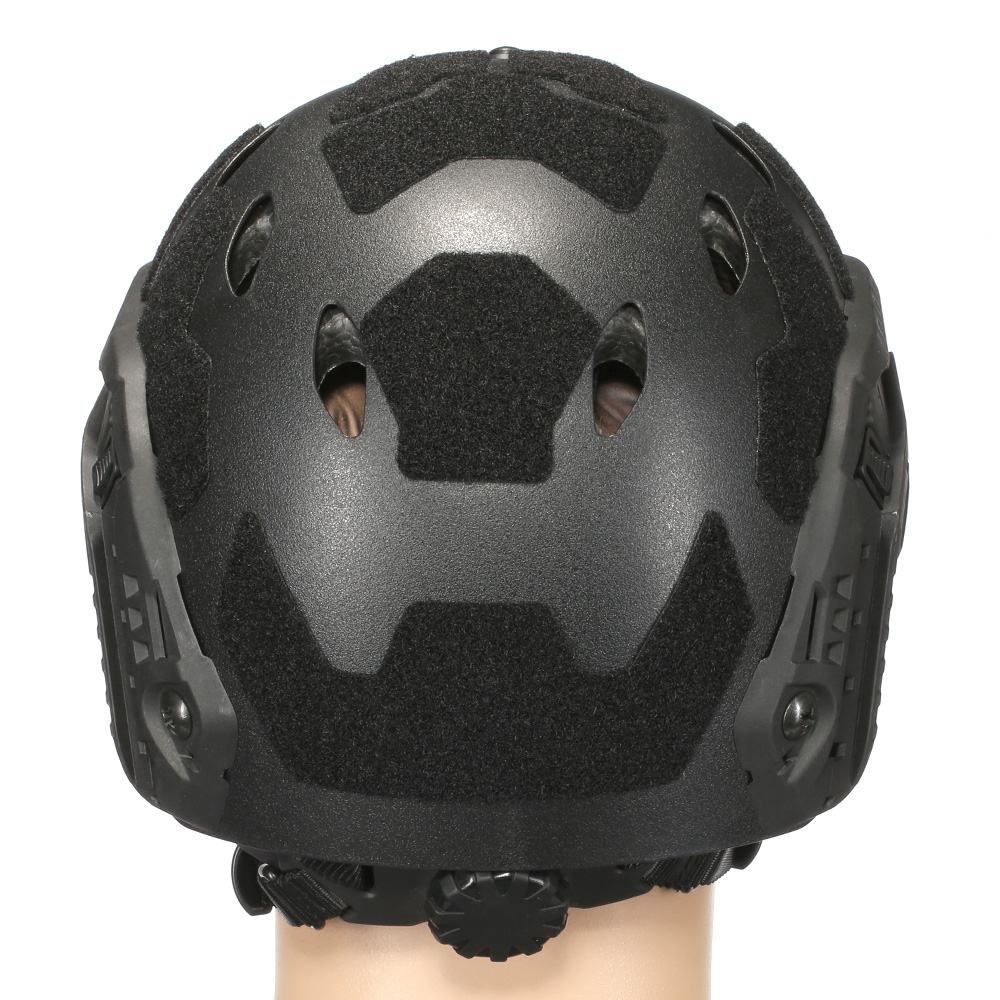 Nuprol Airsoft Helm FAST Railed SF Air mit NVG Mount schwarz Bild 4