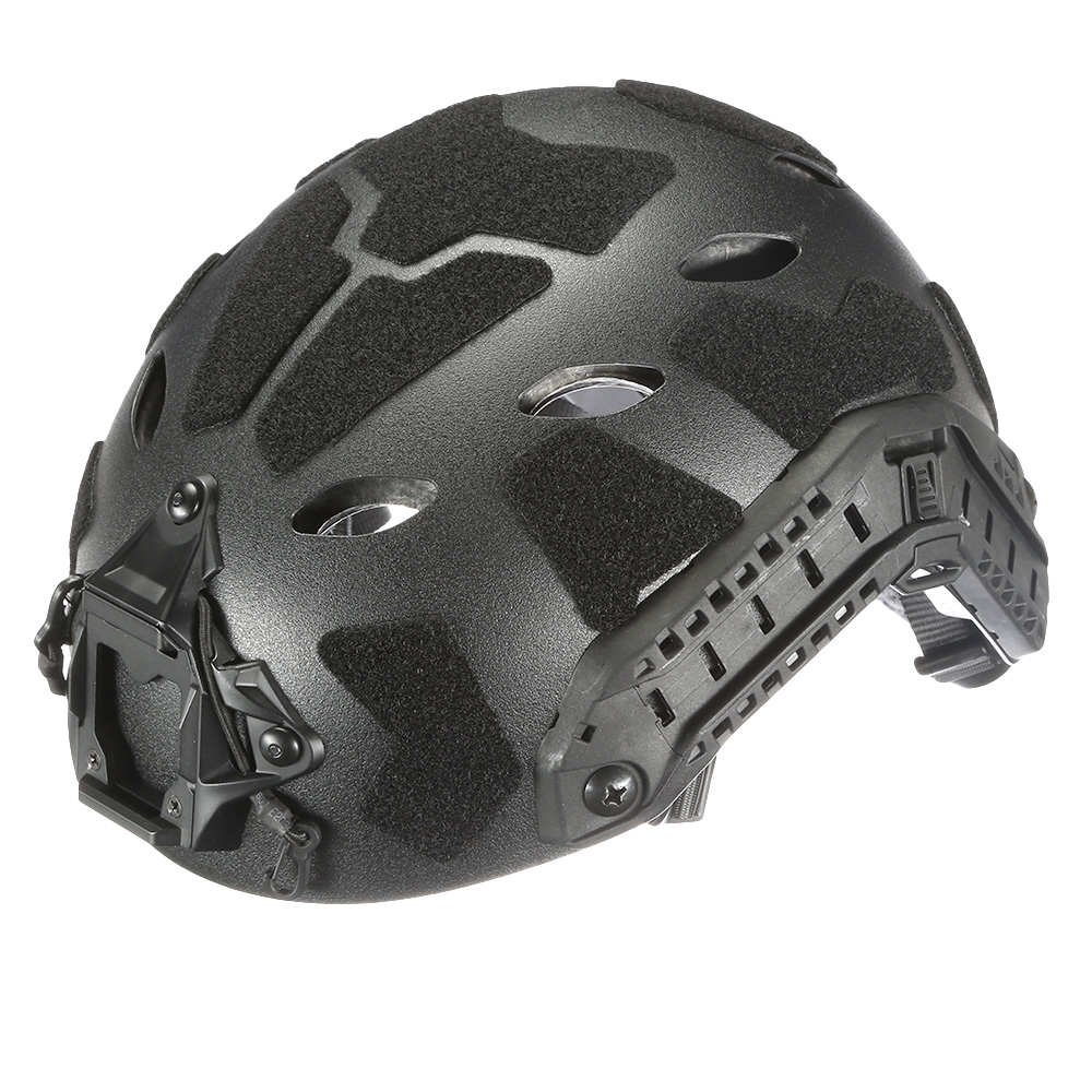 Nuprol Airsoft Helm FAST Railed SF Air mit NVG Mount schwarz Bild 8