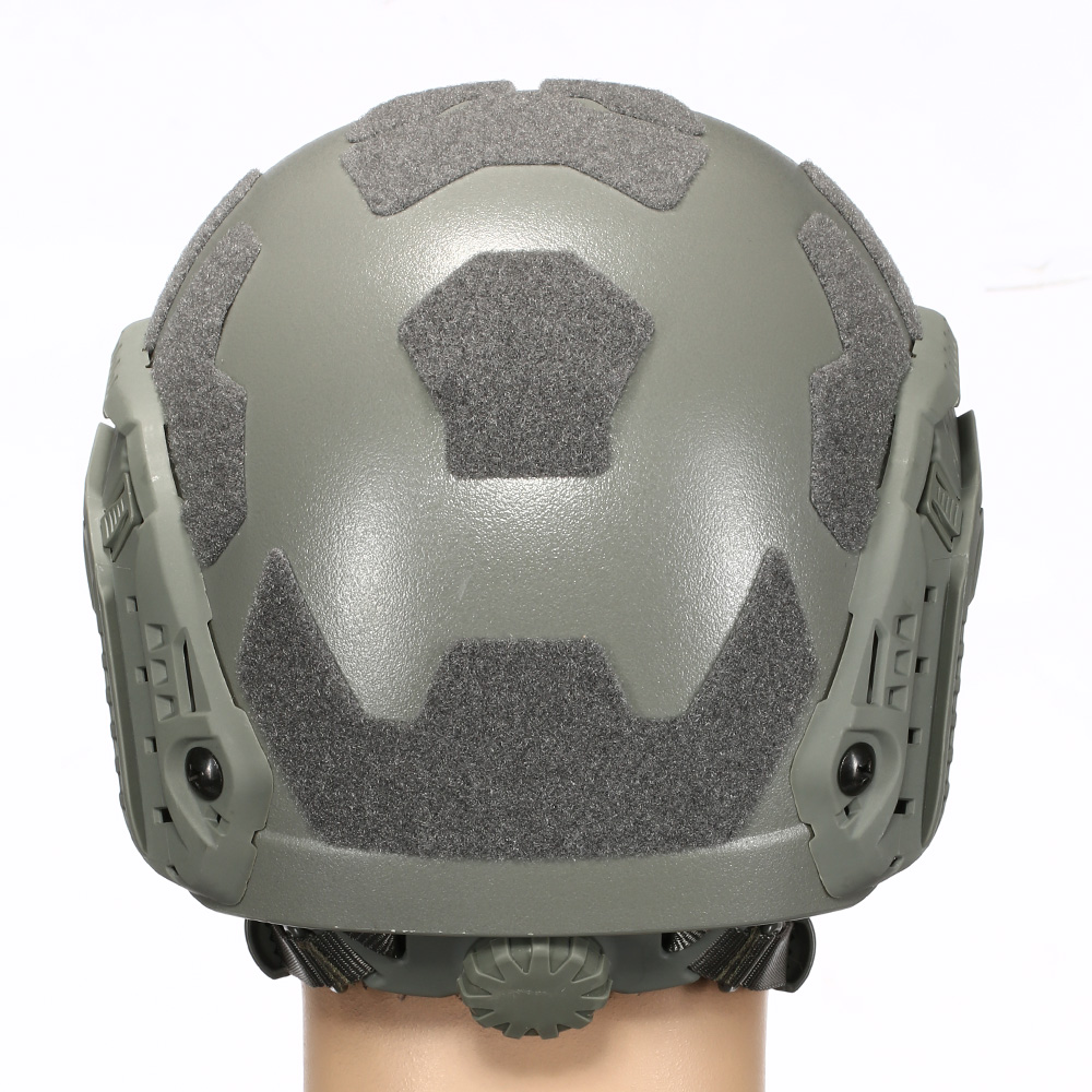 Nuprol Airsoft Helm FAST Railed SF mit NVG Mount grau Bild 4