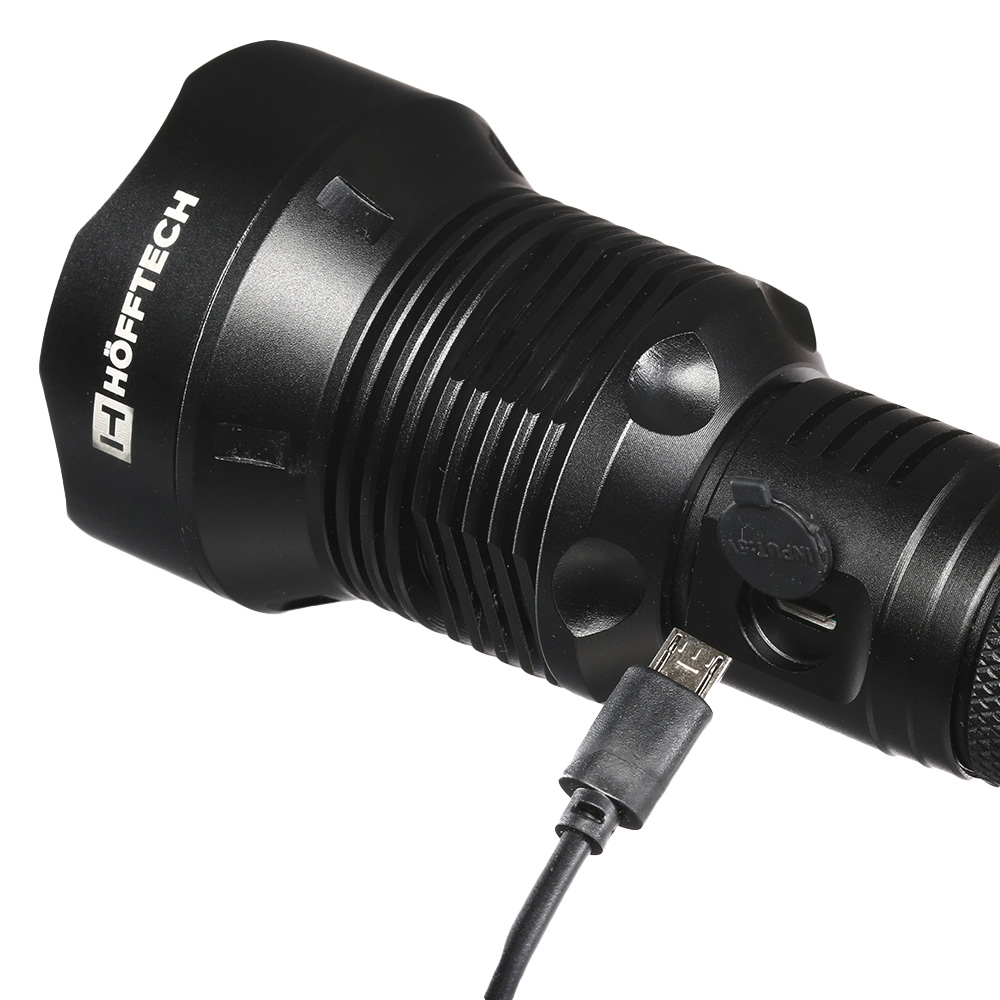 LED-Taschenlampe mit Zoom und Strobe-Funktion 800 Lumen schwarz inkl. Akku Bild 7