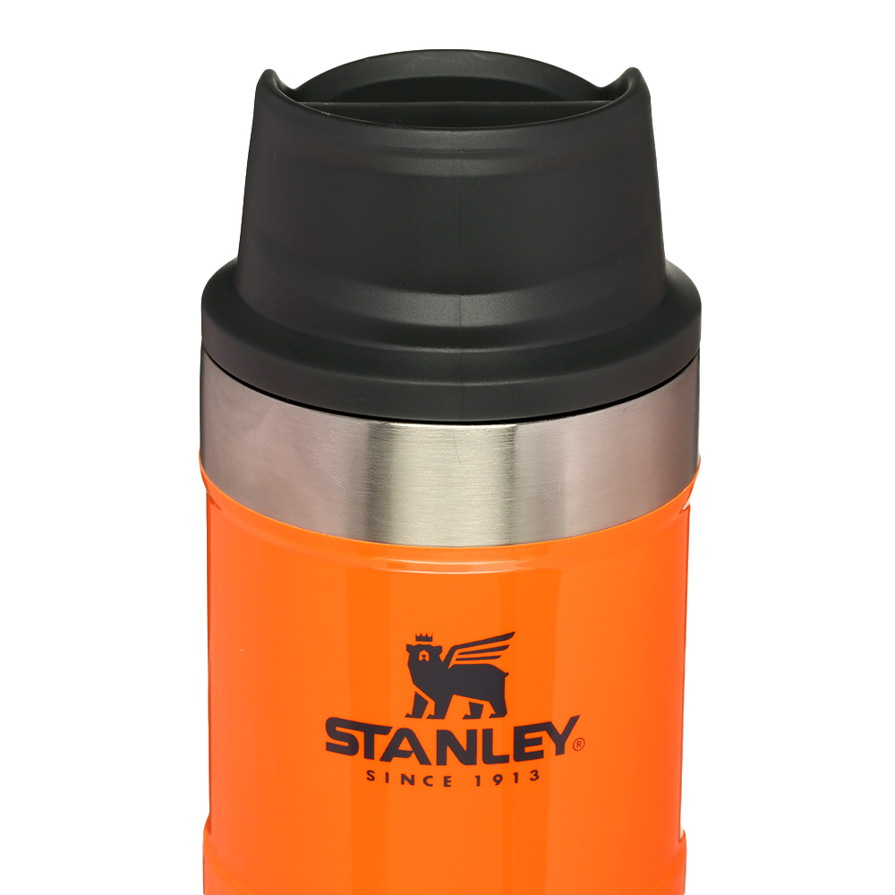 Stanley Classic Trigger Action Thermobecher 473ml blaze orange Bild 2