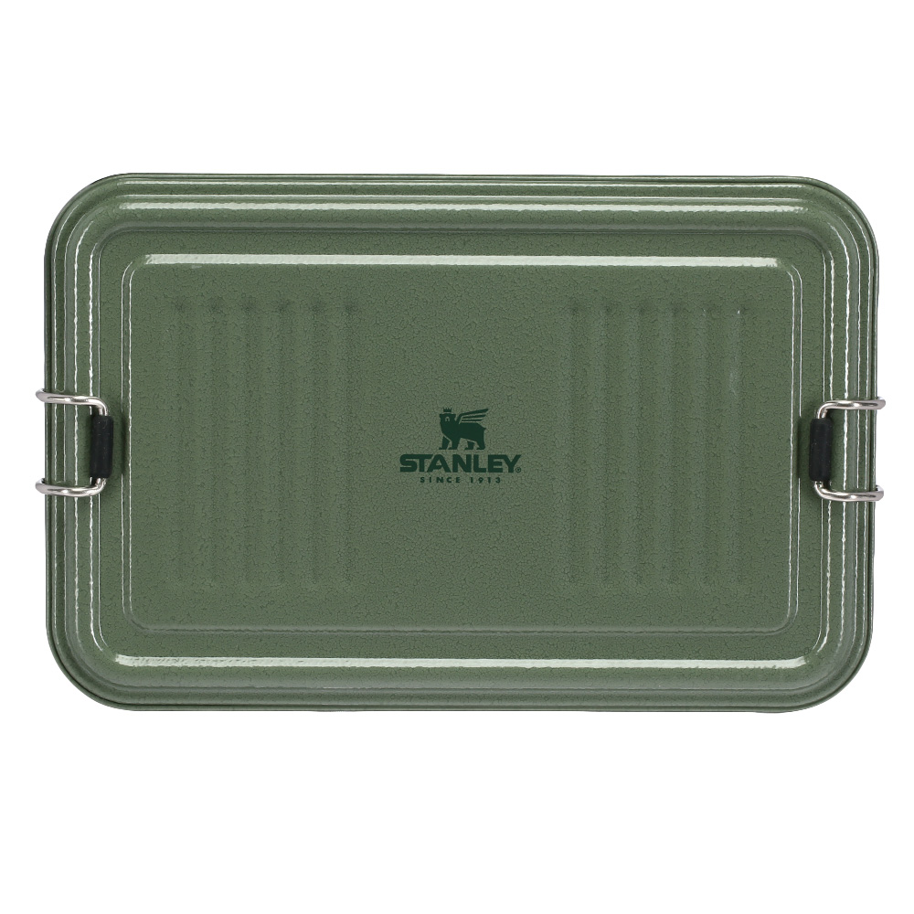 Stanley Brotzeitdose The Useful Classic Box Edelstahl 1,1 L hammertone grn Bild 1