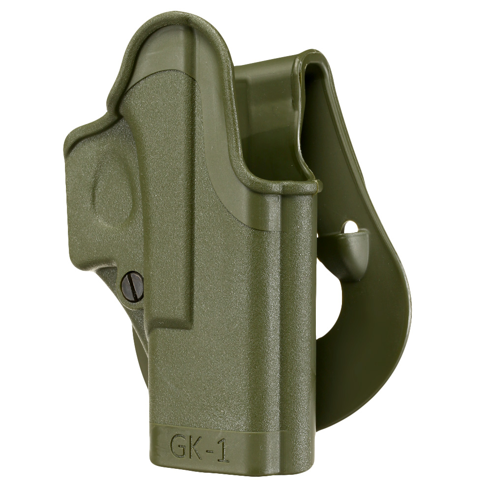 IMI Defense Level 2 Holster Kunststoff Paddle fr G 19 / 19X / 23 / 25 / 28 / 32 / 45 oliv Bild 7