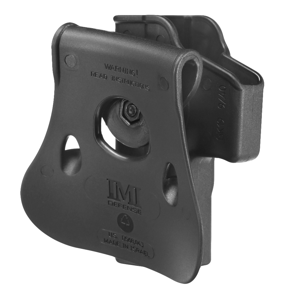 IMI Defense Level 2 Holster Kunststoff Paddle fr G 19 / 19X / 23 / 25 / 28 / 32 / 45 schwarz Bild 3