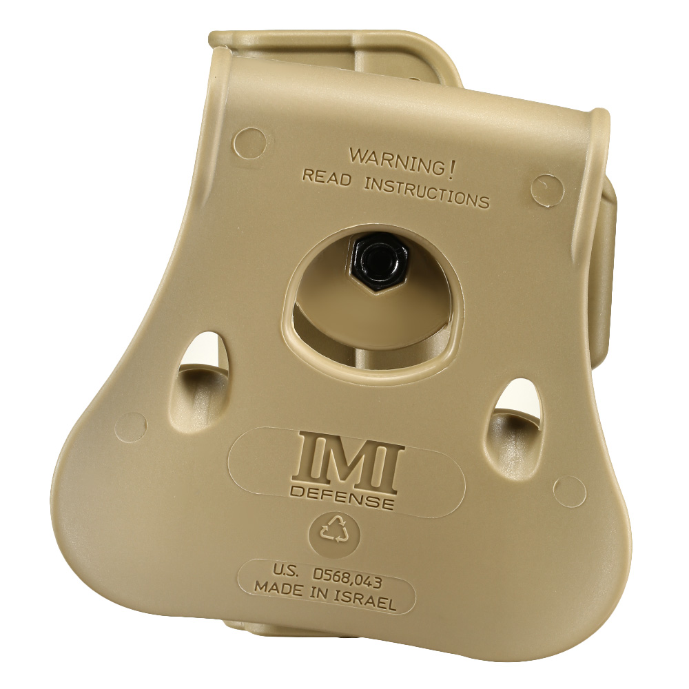 IMI Defense Level 2 Holster Kunststoff Paddle fr G 19 / 19X / 23 / 25 / 28 / 32 / 45 tan Bild 4