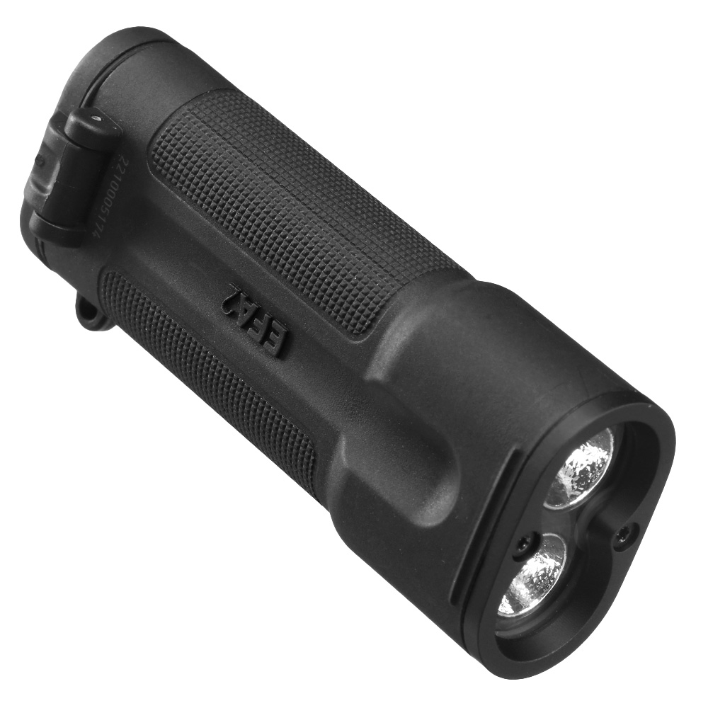 Walther LED Taschenlampe EFA2 300 Lumen mit Rotlicht schwarz inkl. Handschlaufe und Gürteltasche Bild 1