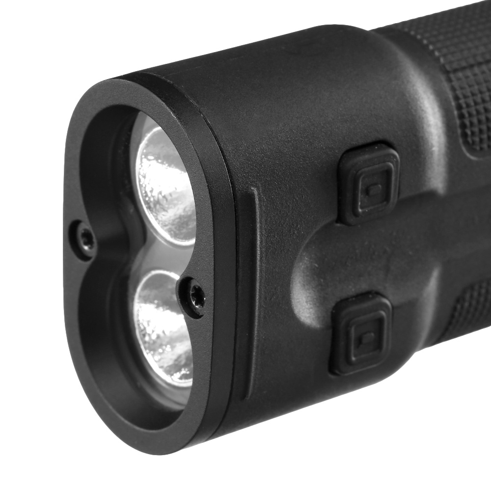 Walther LED Taschenlampe EFA2 300 Lumen mit Rotlicht schwarz inkl. Handschlaufe und Grteltasche Bild 1
