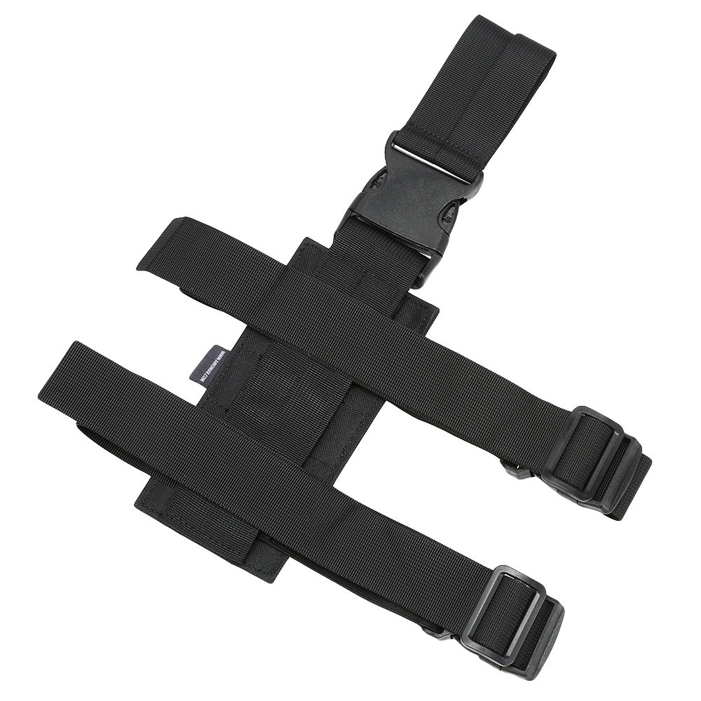 Amomax Molle Drop Leg Plate / Beinplattform Nylon-Fabric schwarz Bild 1