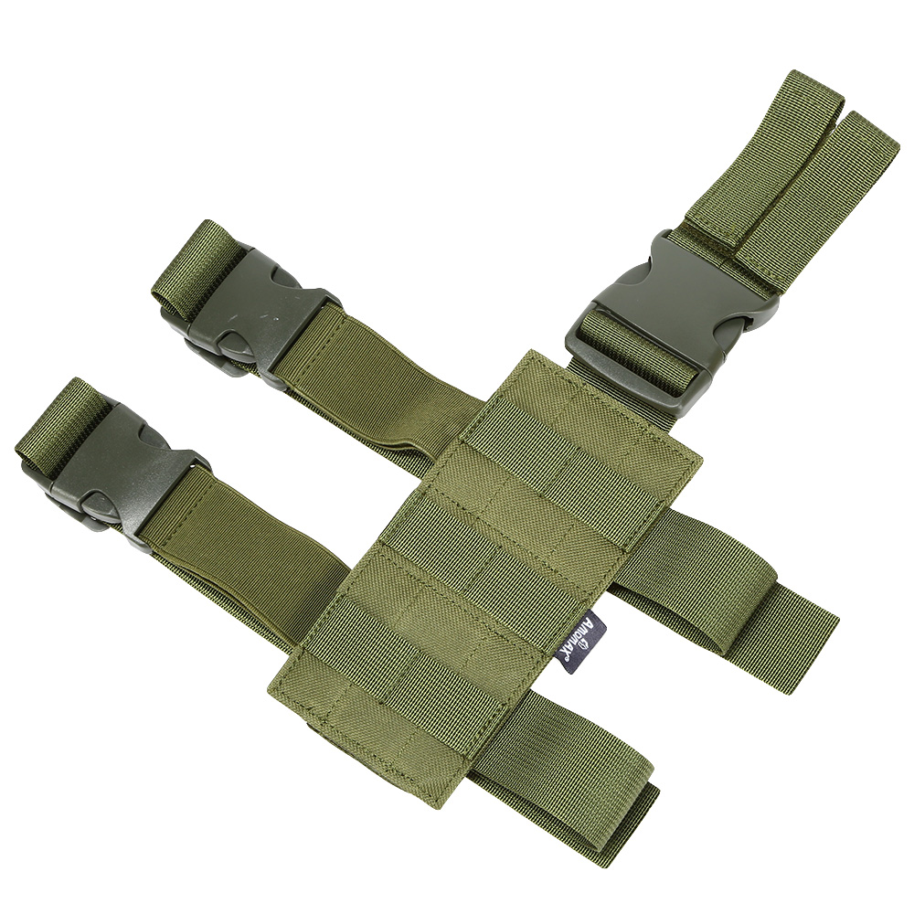 Amomax Molle Drop Leg Plate / Beinplattform Nylon-Fabric oliv