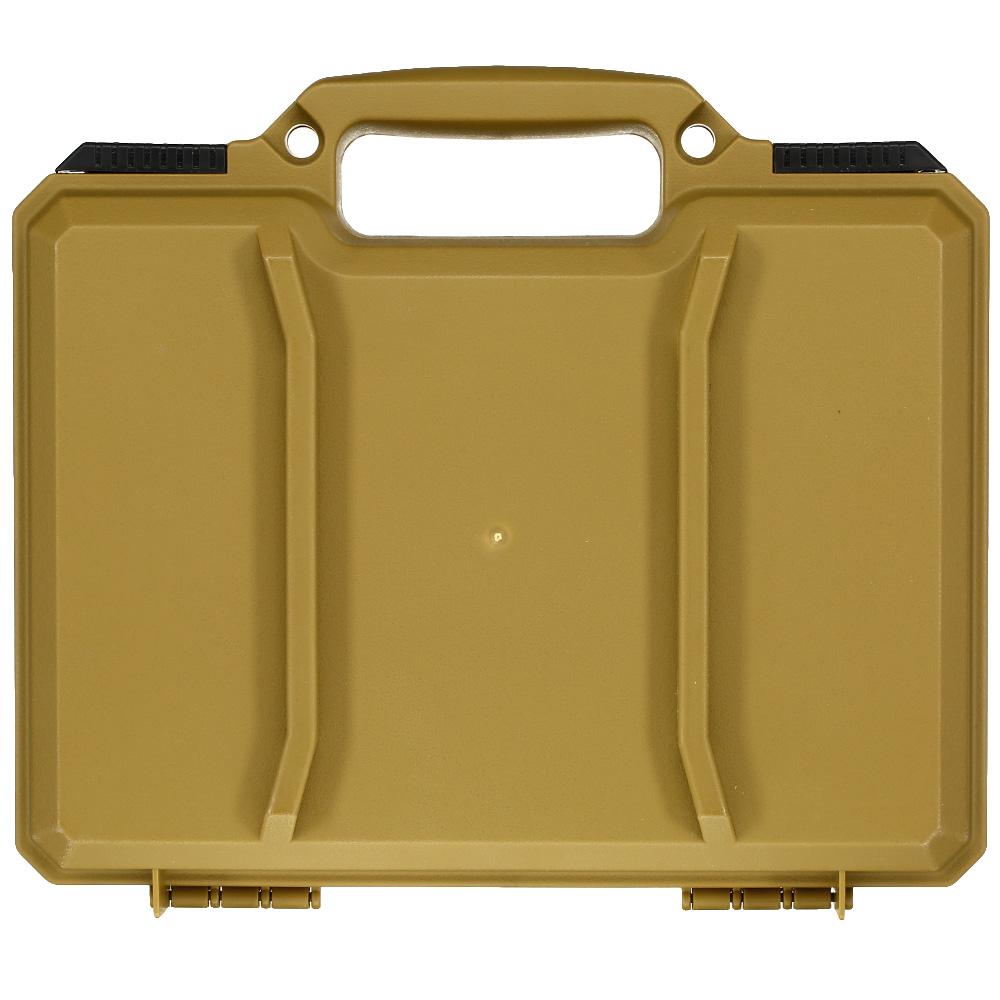 ASG Polymer Pistol Case Pistolenkoffer 31 x 27 x 7,5 cm PnP-Schaumstoff RAL8000 grnbraun Bild 1