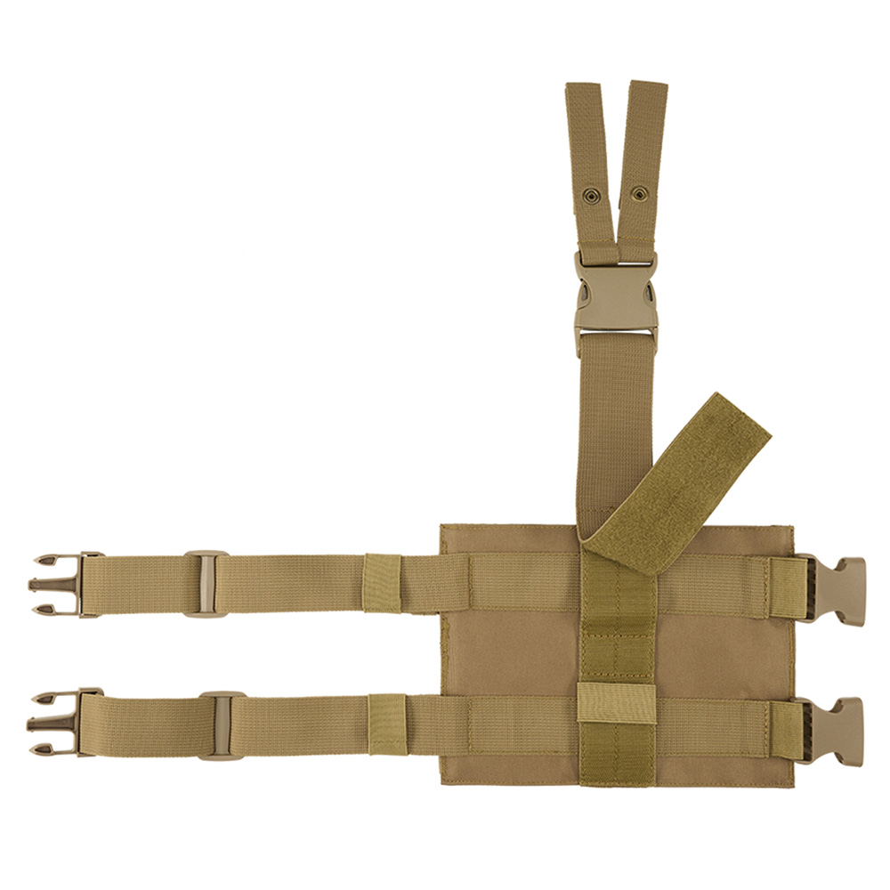 Brandit Beinplatte Molle Leg Panel camel mit versteckter Tasche