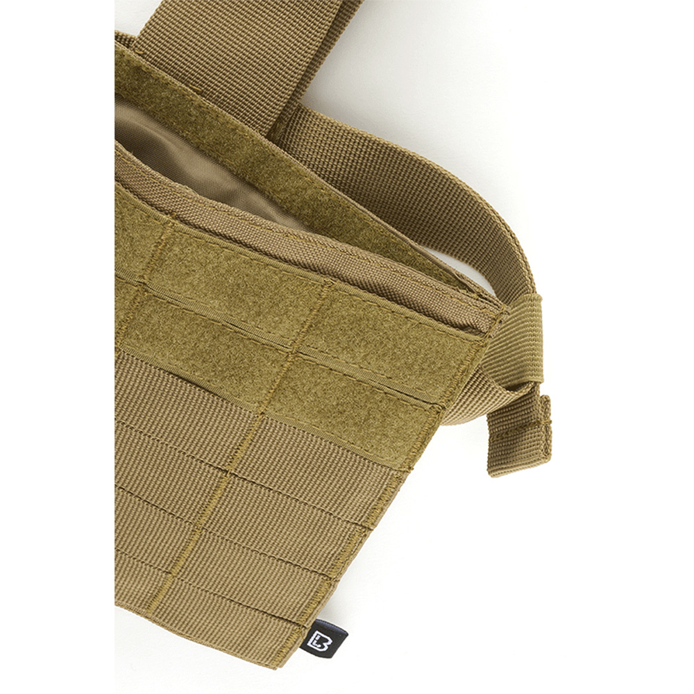 Brandit Beinplatte Molle Leg Panel camel mit versteckter Tasche Bild 3