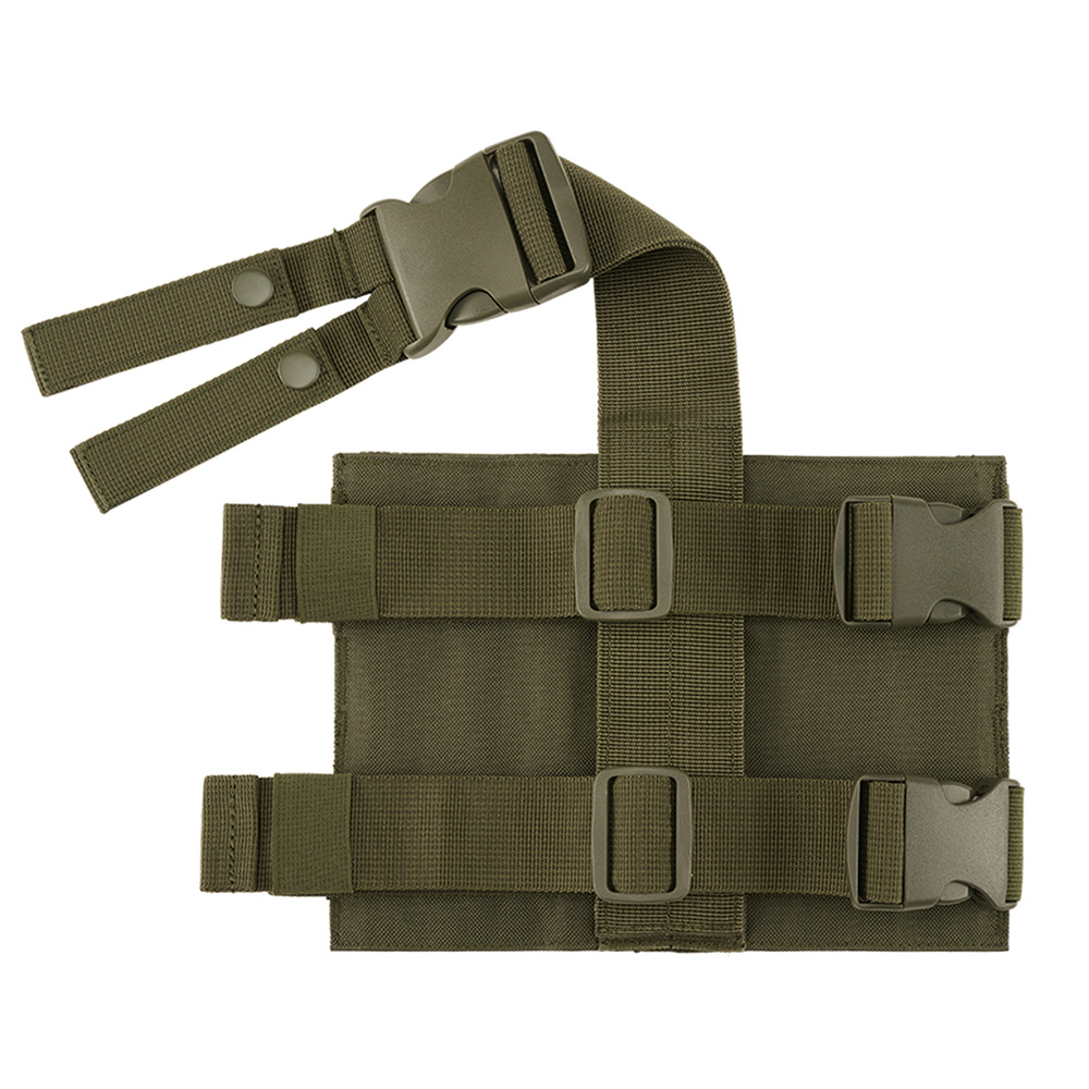 Brandit Beinplatte Molle Leg Panel oliv mit versteckter Tasche Bild 2