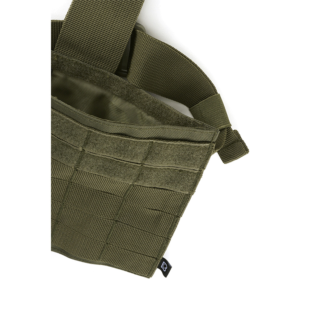 Brandit Beinplatte Molle Leg Panel oliv mit versteckter Tasche Bild 3