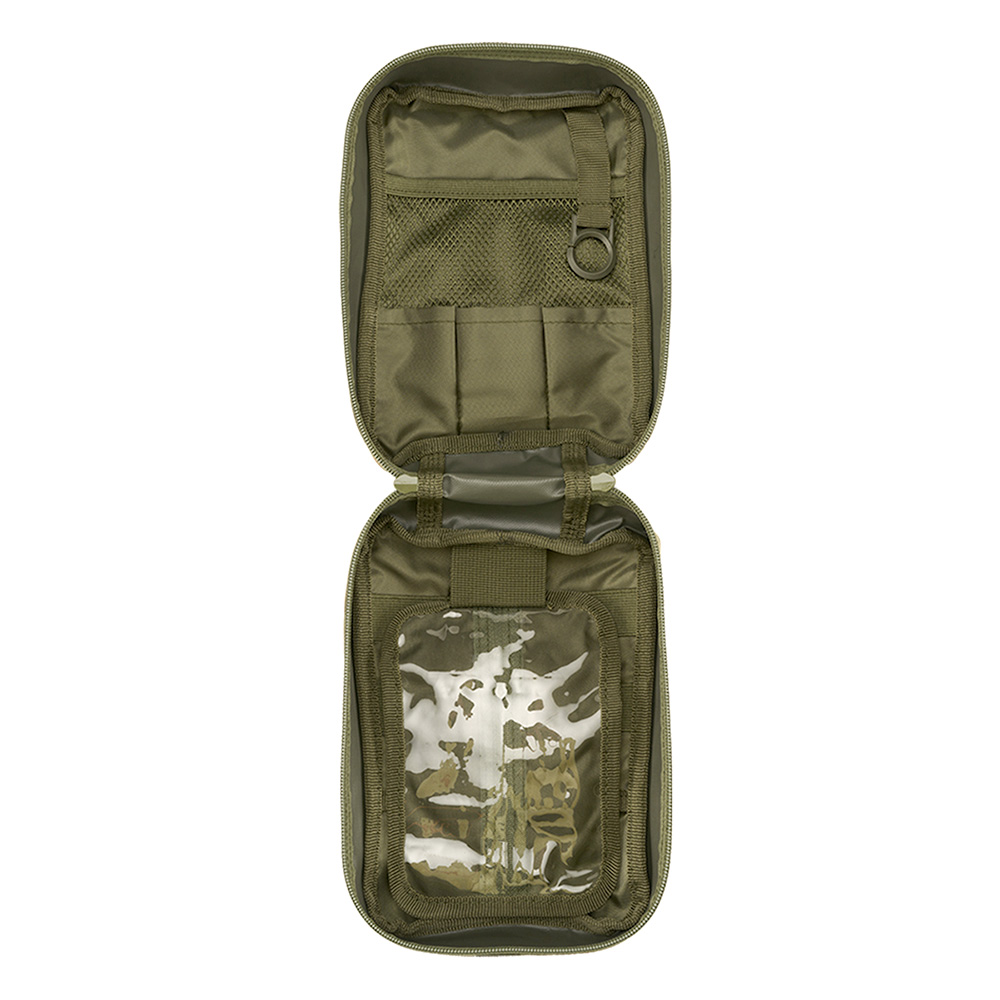 Brandit Medic-Zubehrtasche Molle First Aid Pouch large woodland 21 x 14 x 10 cm Bild 1
