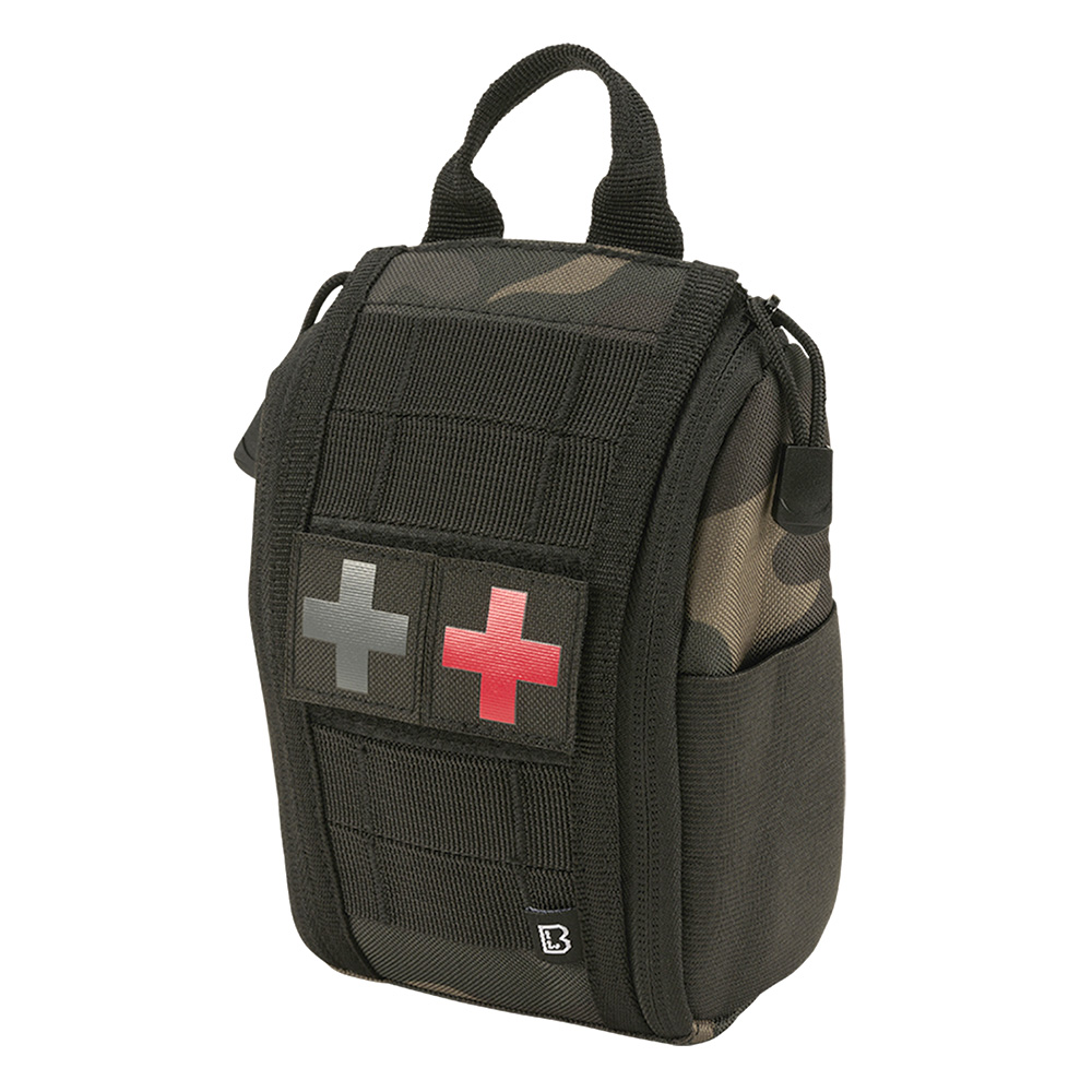 Brandit Medic-Zubehörtasche Molle First Aid Pouch Premium darkcamo 17 x 10,5 x 6 cm