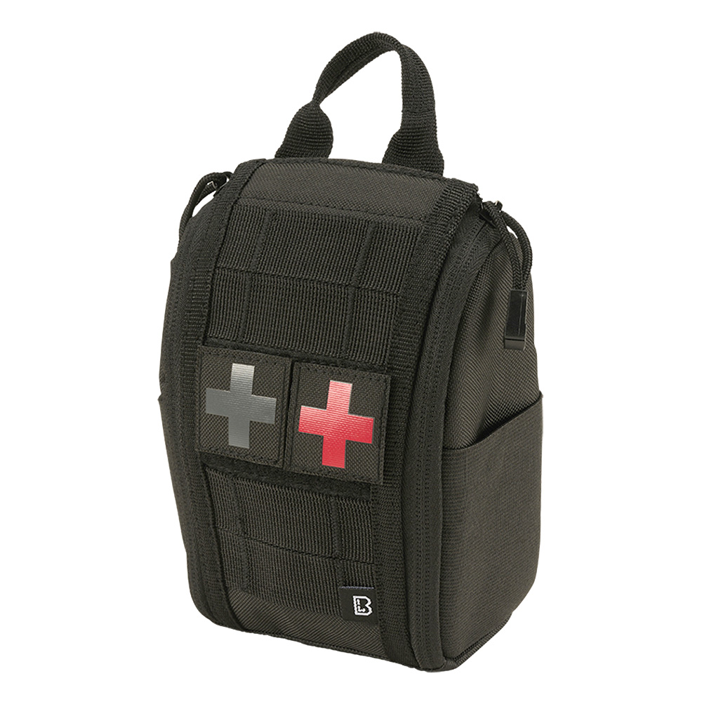 Brandit Medic-Zubehrtasche Molle First Aid Pouch Premium schwarz 17 x 10,5 x 6 cm