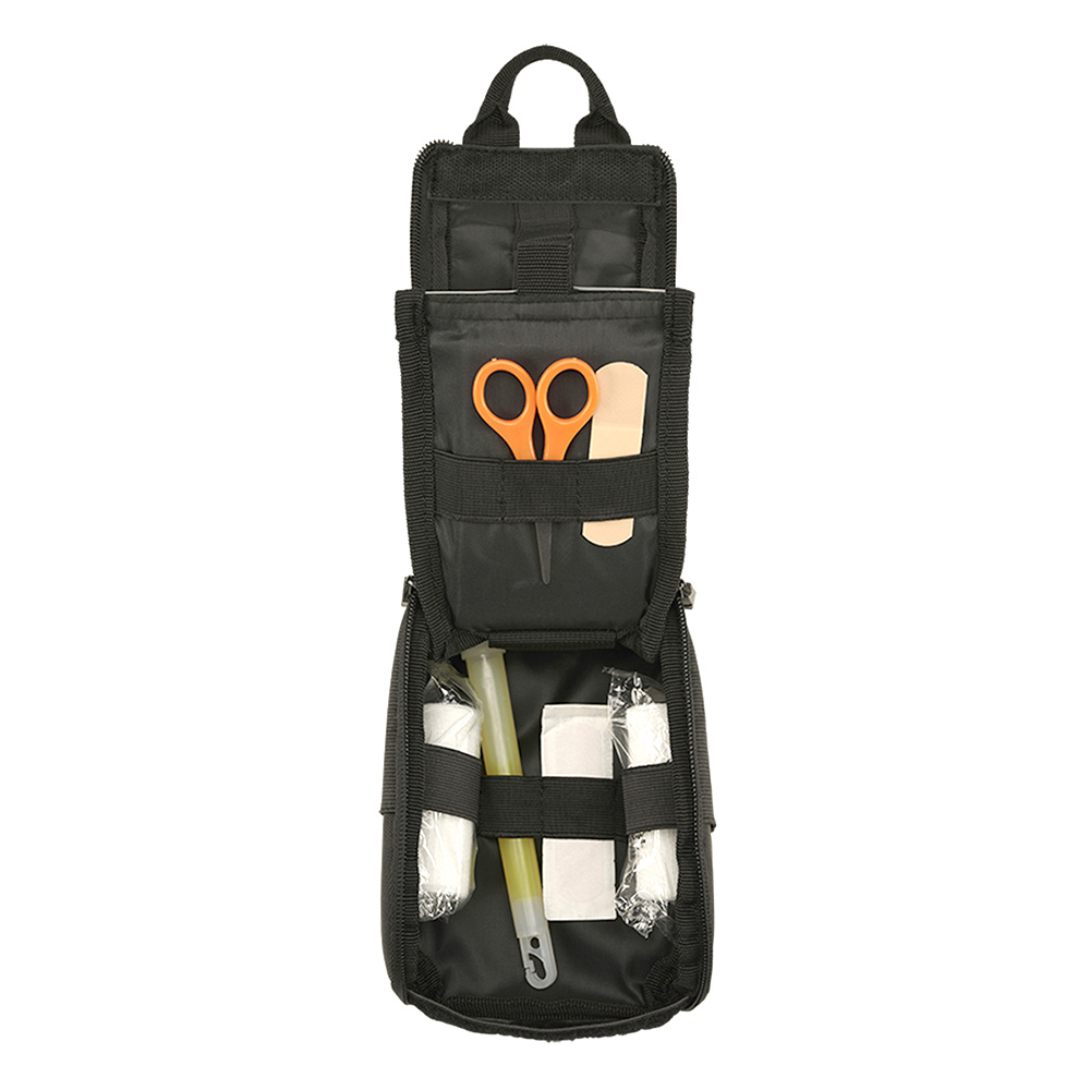 Brandit Medic-Zubehrtasche Molle First Aid Pouch Premium schwarz 17 x 10,5 x 6 cm Bild 1