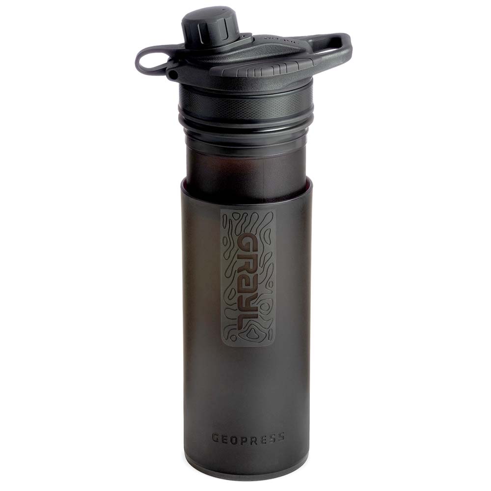 Grayl GeoPress Wasserfilter Trinkflasche 710 ml black - für Wandern, Camping, Outdoor, Survival Bild 3