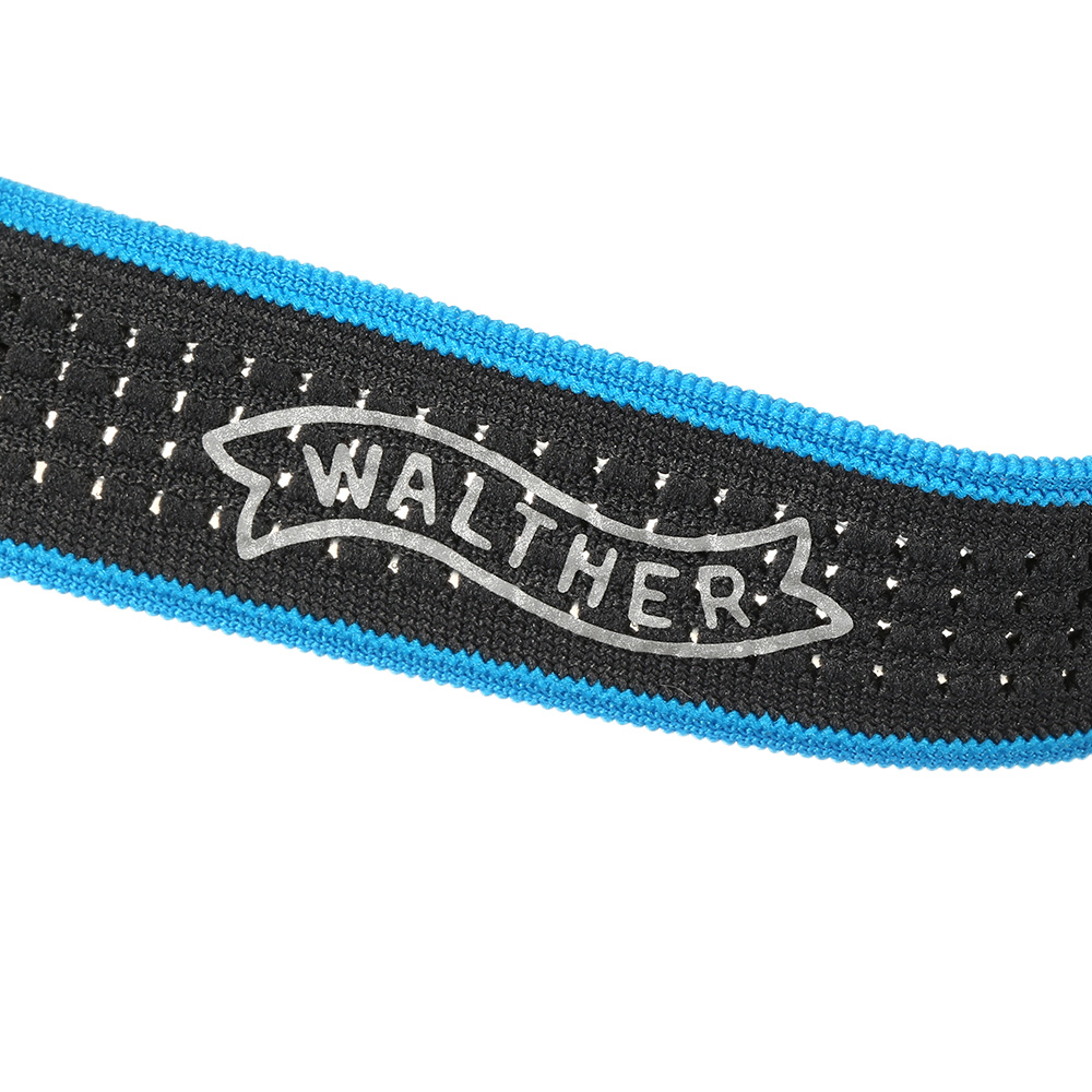 Walther Kopflampe HLi1r 170 Lumen mit Akku und Rotlicht schwarz/blau Bild 1