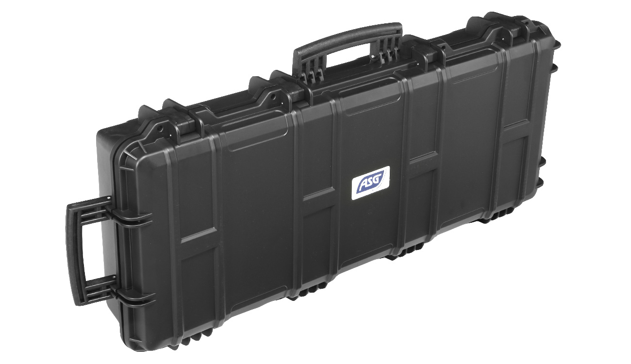 ASG Large Hard Case Waffenkoffer / Trolley 98 x 43 x 18 cm PnP-Schaumstoff schwarz Bild 1