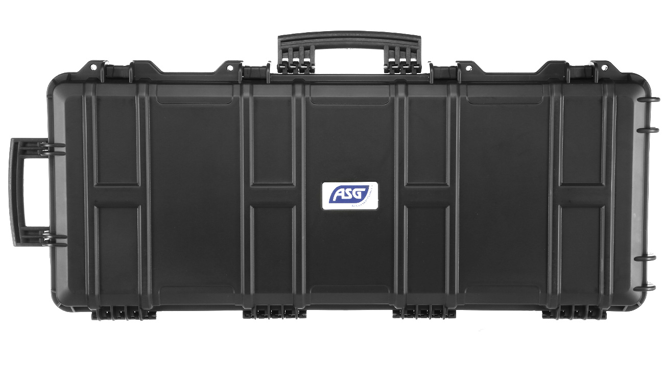 ASG Large Hard Case Waffenkoffer / Trolley 98 x 43 x 18 cm PnP-Schaumstoff schwarz Bild 2