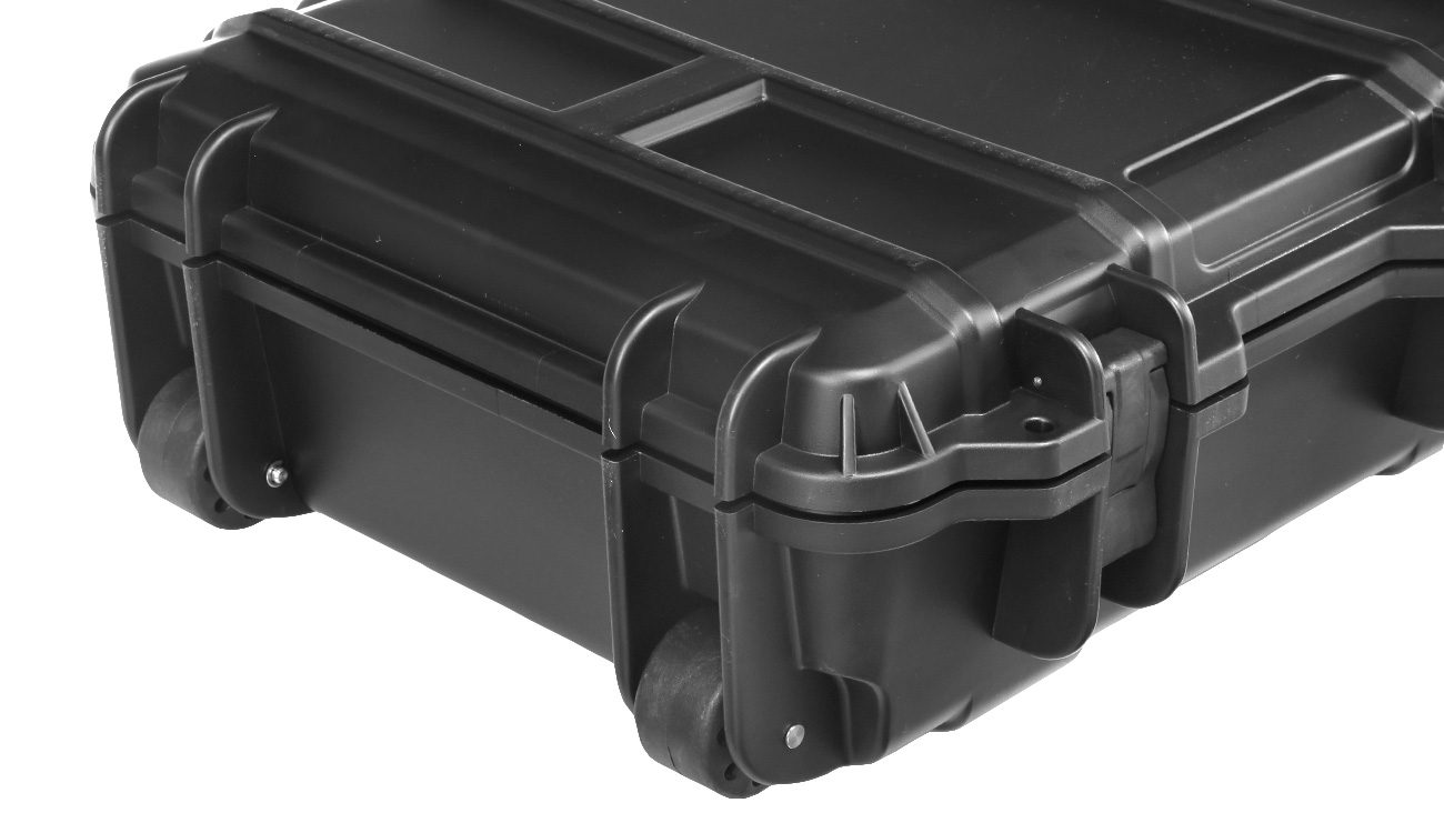 ASG Large Hard Case Waffenkoffer / Trolley 98 x 43 x 18 cm PnP-Schaumstoff schwarz Bild 7