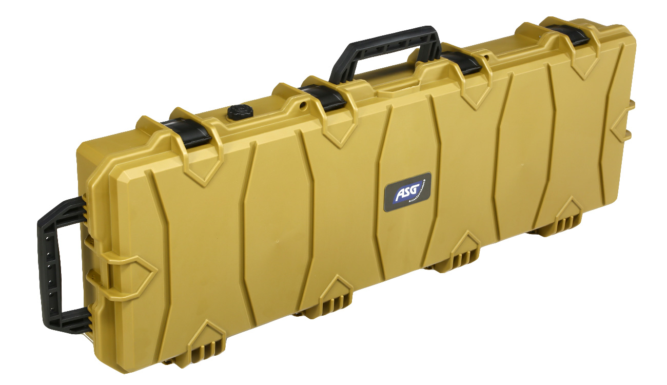 ASG Large Polymer Hard Case Waffenkoffer / Trolley 100 x 35 x 14 cm PnP-Schaumstoff RAL8000 Bild 1
