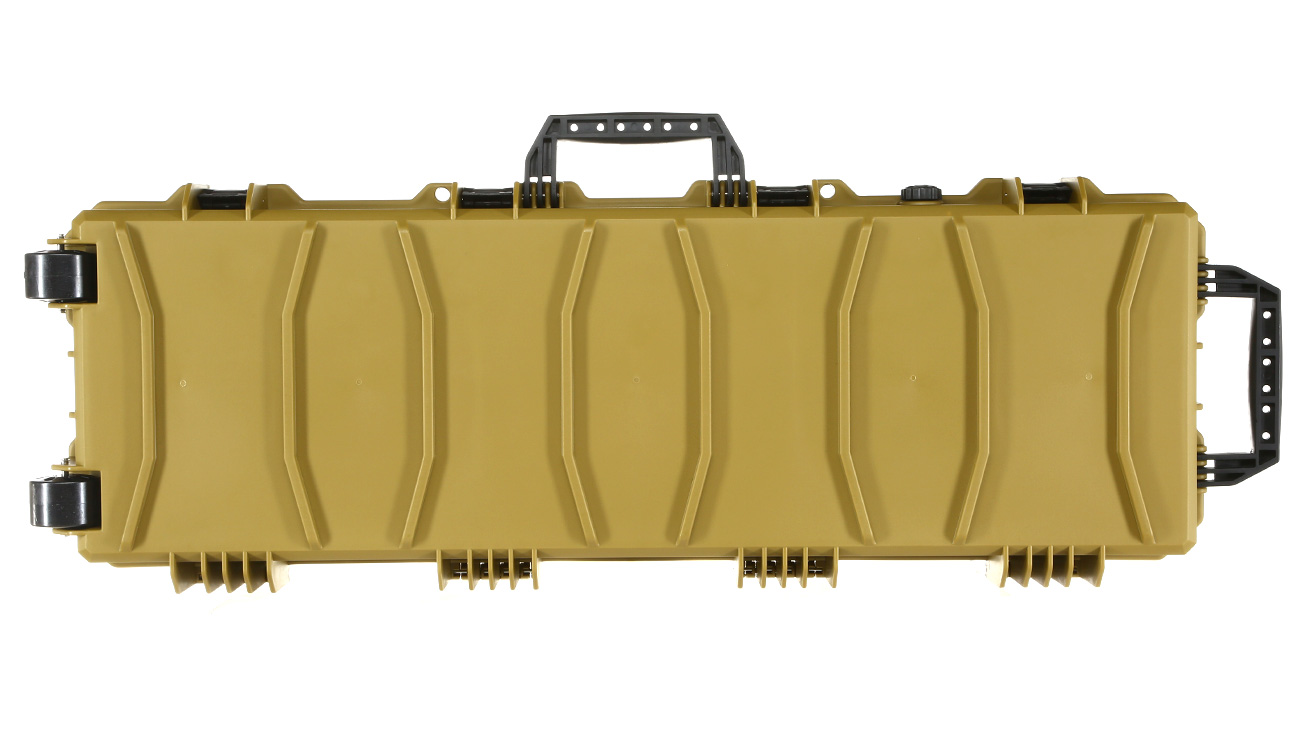 ASG Large Polymer Hard Case Waffenkoffer / Trolley 100 x 35 x 14 cm PnP-Schaumstoff RAL8000 Bild 3