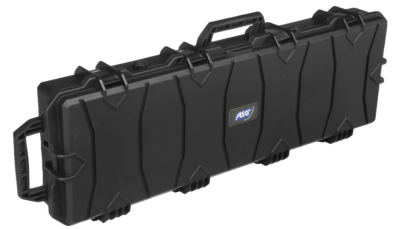 ASG Large Polymer Hard Case Waffenkoffer / Trolley 100 x 35 x 14 cm PnP-Schaumstoff schwarz Bild 1
