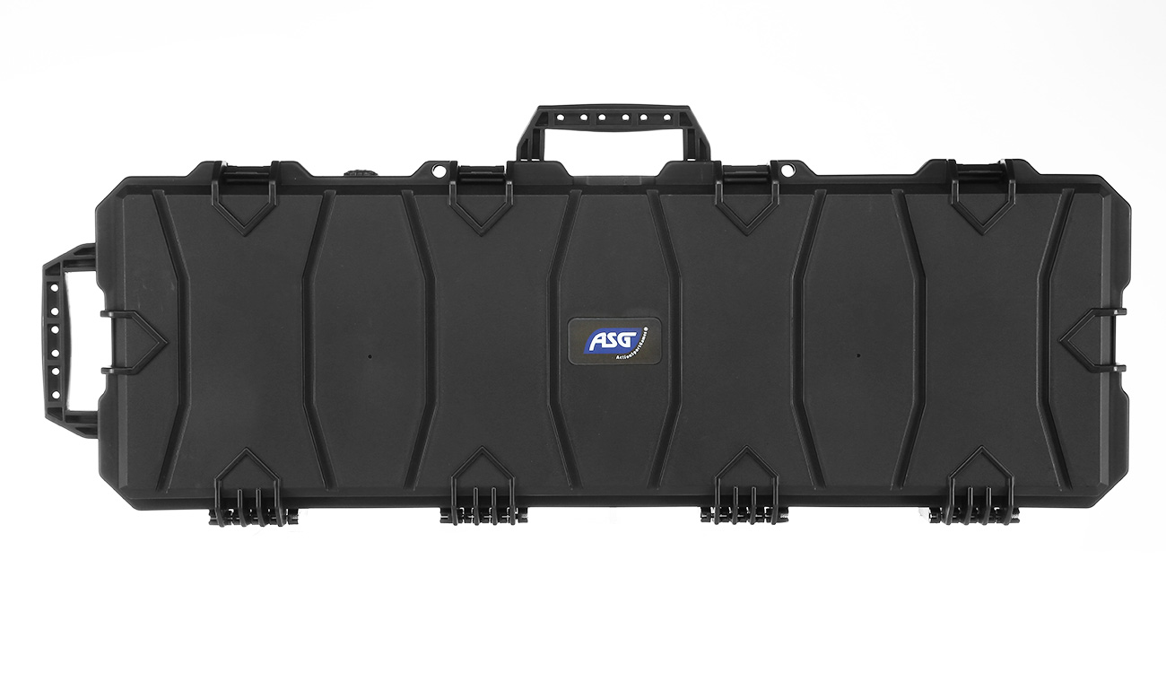 ASG Large Polymer Hard Case Waffenkoffer / Trolley 100 x 35 x 14 cm PnP-Schaumstoff schwarz Bild 2